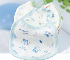 Baby Bib Cotton Pinafore 3 Layer Cotton Burp Cloth