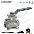 3-PC Threaded End ball valve 2