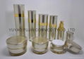 high quality elegant luxury conical acrylic jar and bottle for cosmetic packagin 1