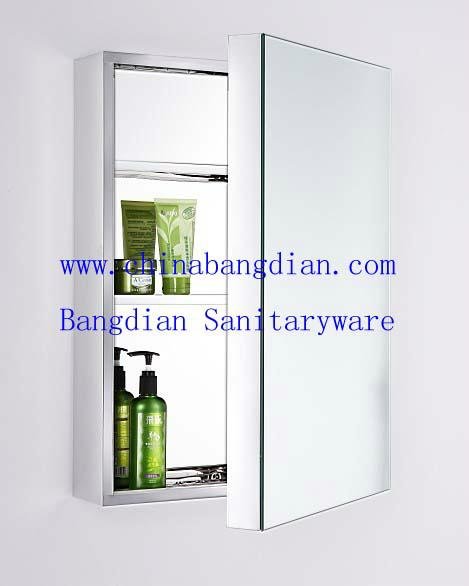  Customized 304 stainless steel bathroom mirror cabinet model 6006