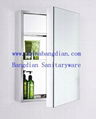  Customized 304 stainless steel bathroom mirror cabinet model 6006