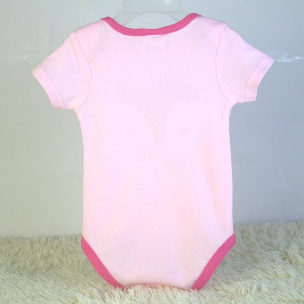 baby bodysuits 3 piece set 100% cotton 3