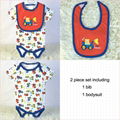 100% cotton baby clothing set stock 3