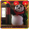 Handmade 1:1 Scale Fiberglass Panda Cartoon Statue 5