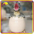 Newest Design Funny Fiberglass Dinosaur Egg Trash 3