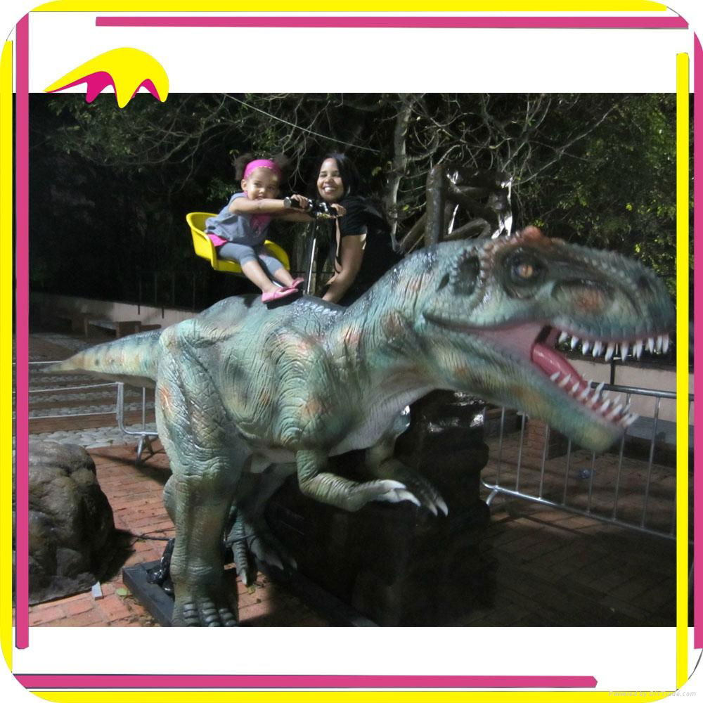 Trade Assurance Amusement Kids Playing Toy Riding Dinosaur 4