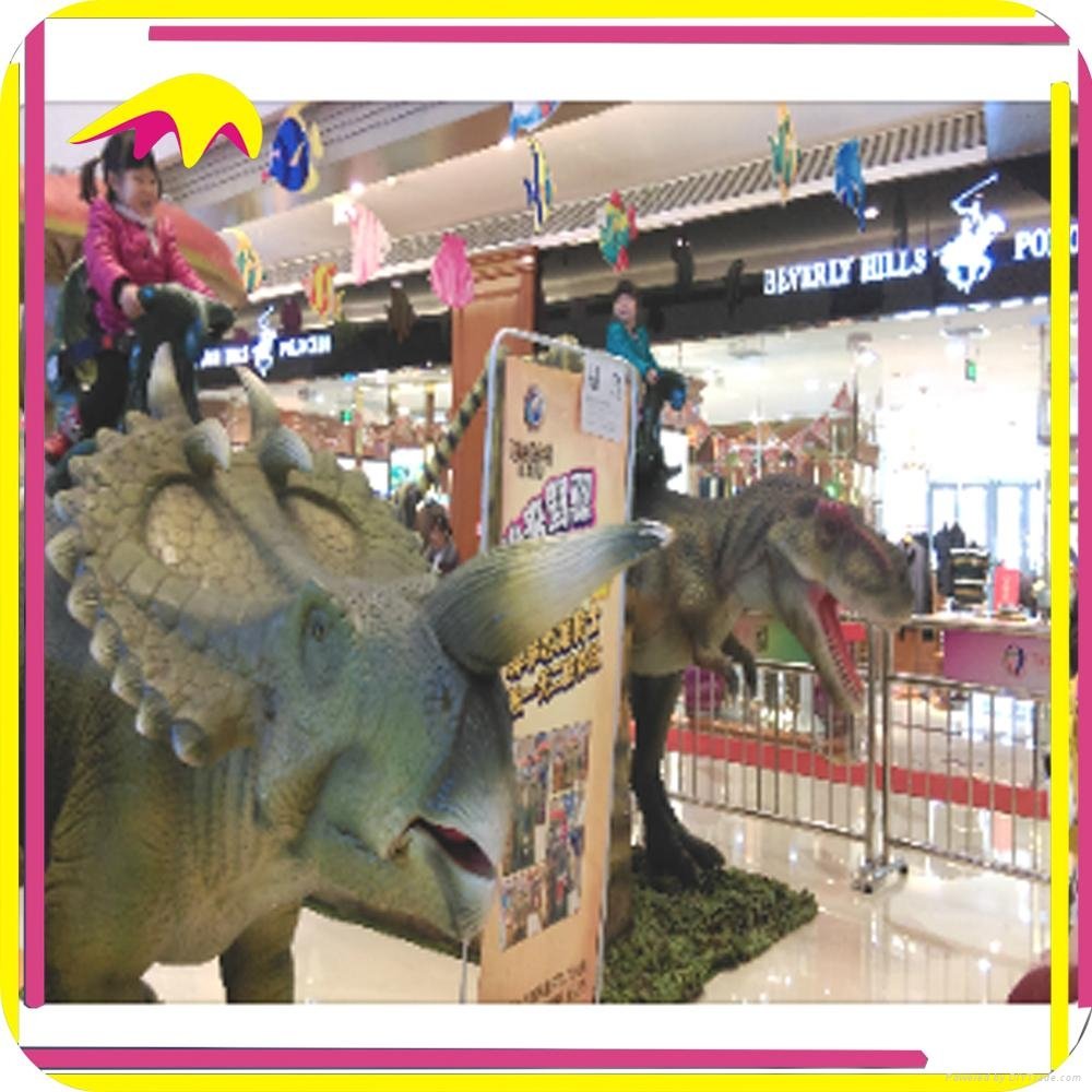 Trade Assurance Amusement Kids Playing Toy Riding Dinosaur 5