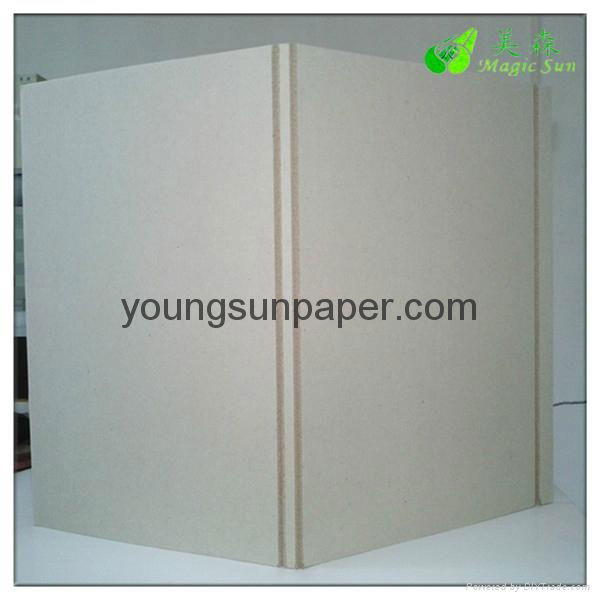 High thickness gray laminated chipboard paper