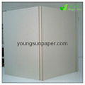 High thickness gray laminated chipboard paper