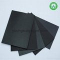 1mm black paperboard coated recycle paper sheets