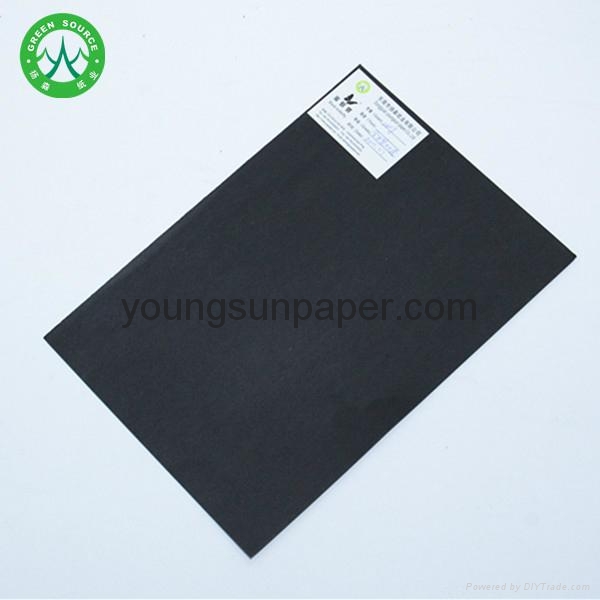 1mm black paperboard coated recycle paper sheets Black Butterfly