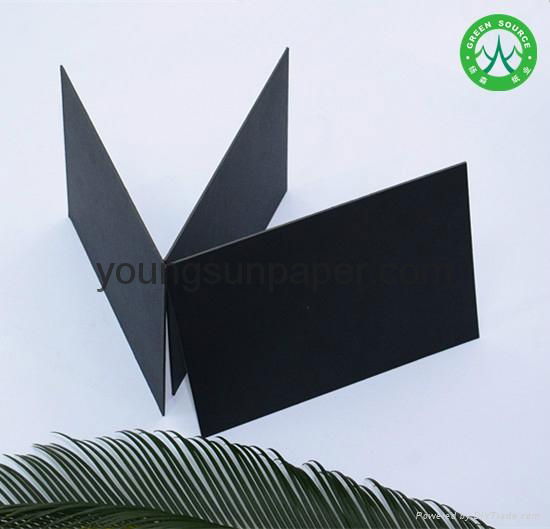 1mm black paperboard coated recycle paper sheets 4