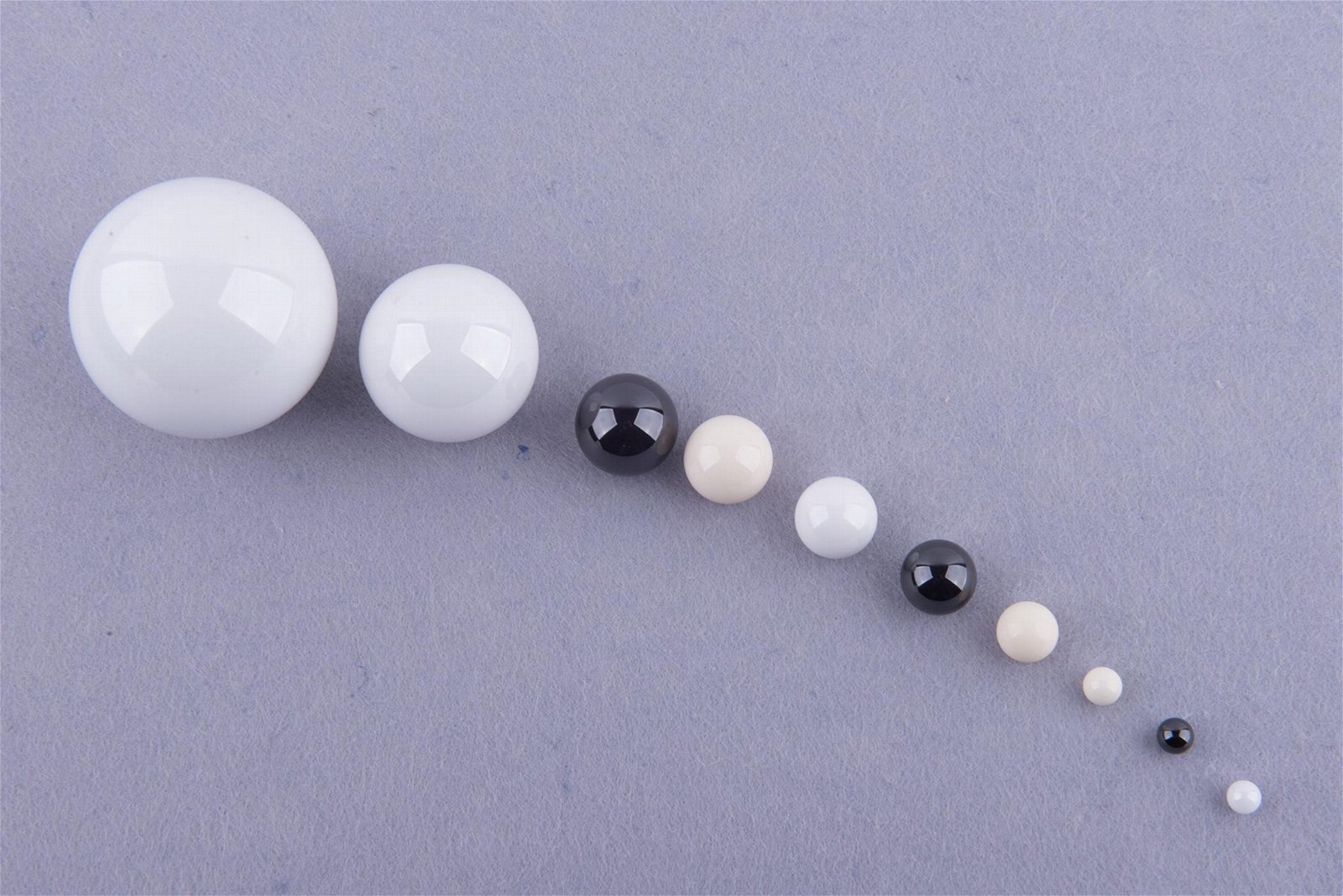 氧化锆 氧化铝 氮化硅 碳化硅陶瓷球高精密陶瓷轴承球阀门球 5