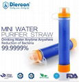 Diercon portable water filter outdoor personal drinking water straw with filter 1