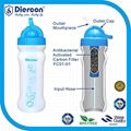 Diercon pocket water filter bottle with activated carbon filter water bottle  3