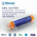 Diercon portable water filter outdoor personal drinking water straw with filter 3