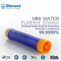 Diercon portable water filter outdoor personal drinking water straw with filter 5