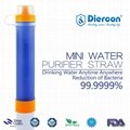 Diercon mini water straw filtration personal water purifier 4
