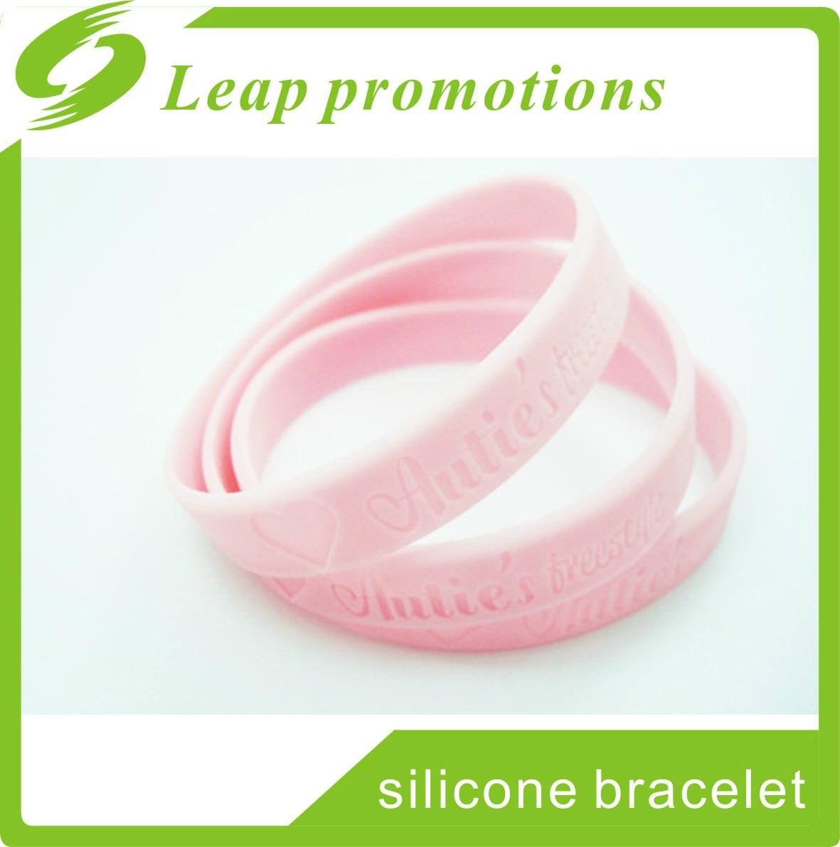 Debossed Silicone Wristband 2