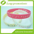 gifts for blind people silicone embossed wristband silicone bracelet 2