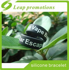 USA hot sale decorative protection silicone vape band customized logo vape band 