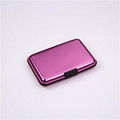 Aluminum Short Card Wallet With RFID Protection 1