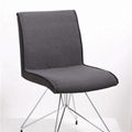 Low Back Fabric Dining Chair 1