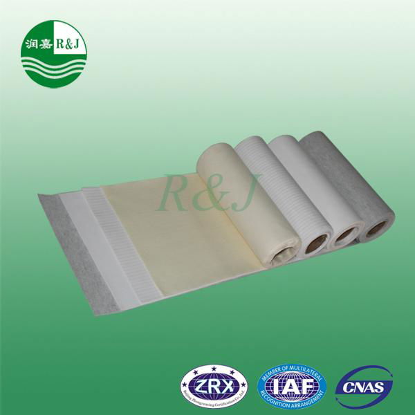 Nonwoven dust collector bag fabric for filtration industry PP,PTFE