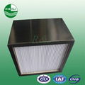 Deep-pleat air purifier hepa filter air filter material:glassfiber 3