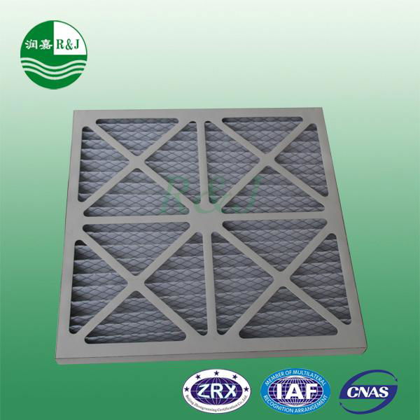 industrial air filter paper frame pleated air filter 5