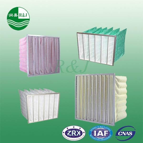 profession air purification series ahu bag/pocket air filter