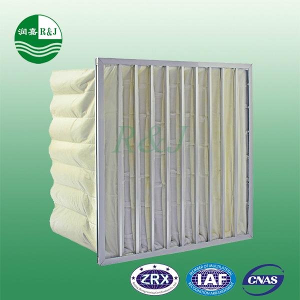 profession air purification series ahu bag/pocket air filter 4