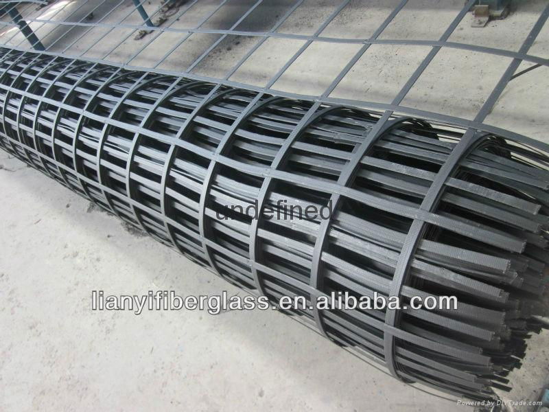 high tensile strength steel plastic composite geogrid