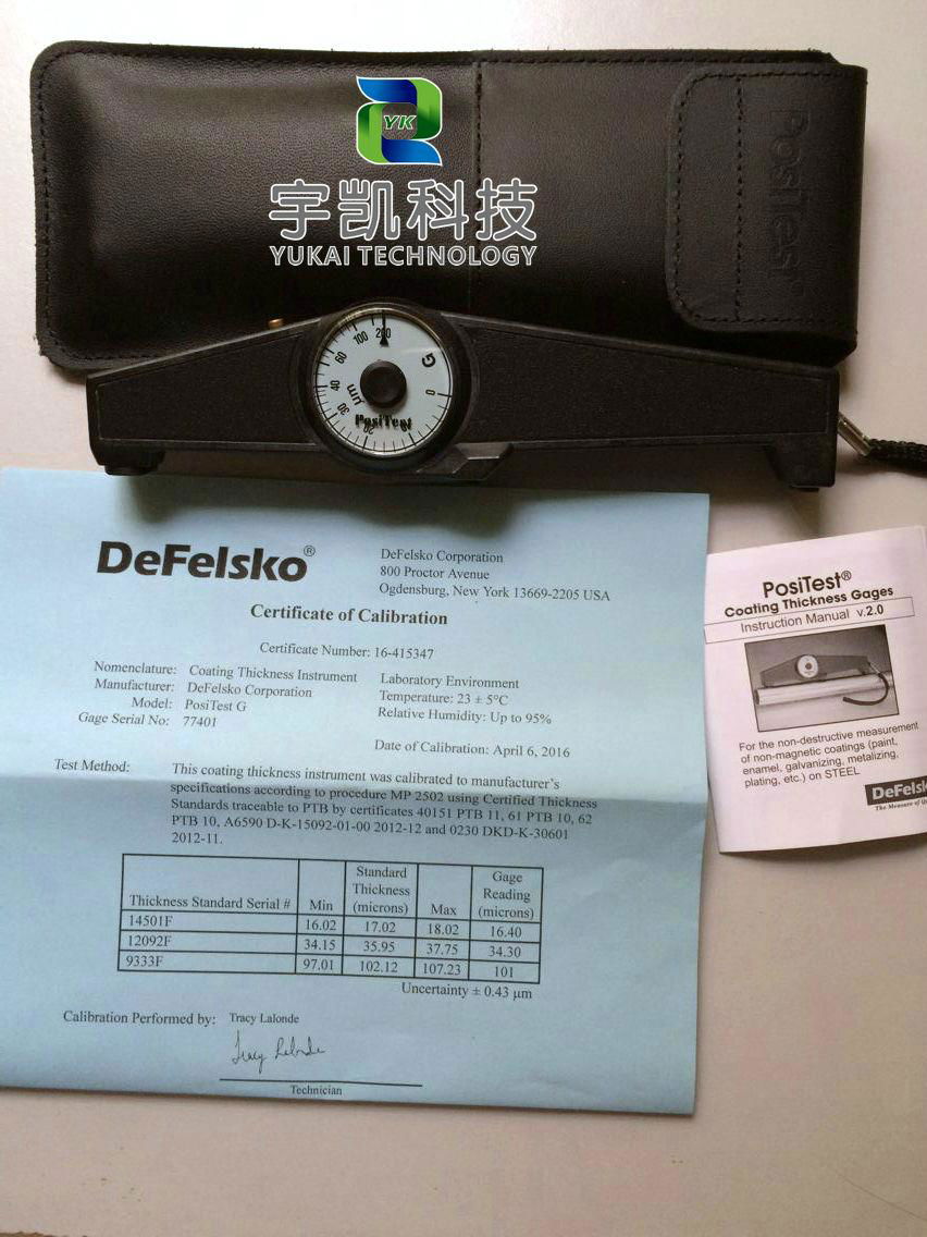美国DeFelsko G/F机械式涂层测厚仪 5