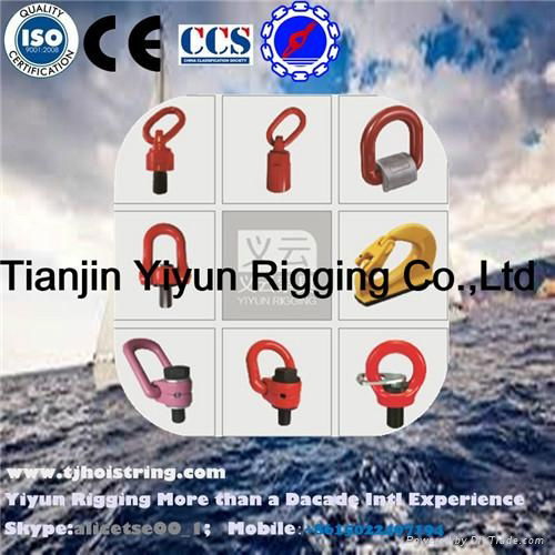 drop forged hardware universal swivel drop forged lifting hoist ring