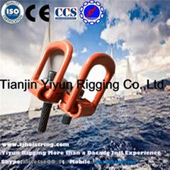 Rigging hardware G80 swivel hoist ring manufacturer supply Universal hoist rings