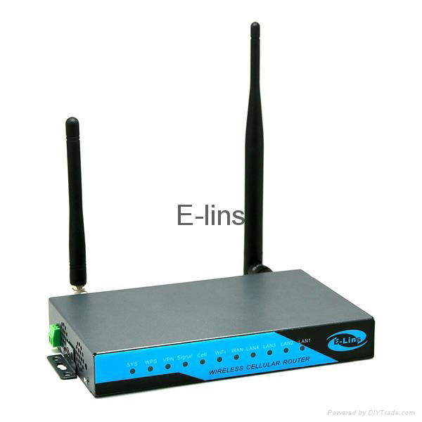 E-Lins Industrial LTE 4G Router H820 Sim Card Slot WiFi GPS VPN  2