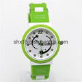 New fashion silicone rubber strap children watch 4