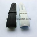 2 pieces custom made silicone watch