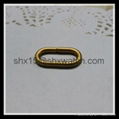 PVD stainless steel hardware gold plated ring for watch band 1