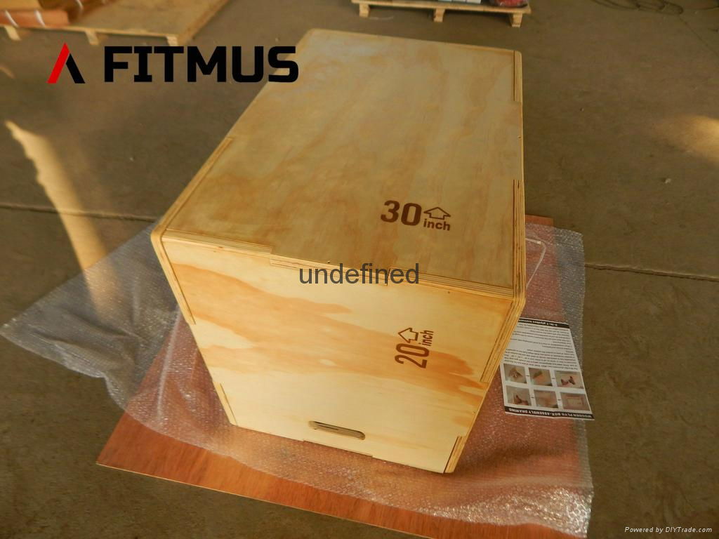 3-in-1 Wooden Plyometric Box