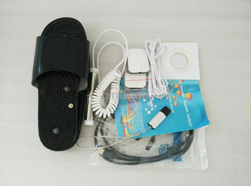 3in1 quantum resonance health analyzer with massage slippers and therapy pads 2