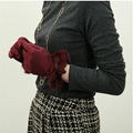 Wholesale Thick Woolen Lovely Lady Warm Winter Gloves 2