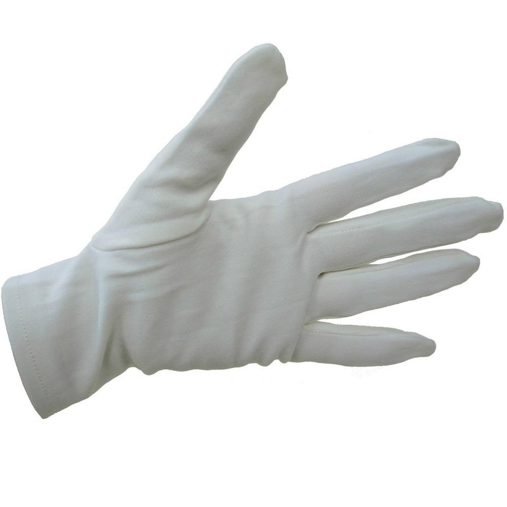 Military Formal White Cotton Parade Gloves  3