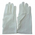 Military Formal White Cotton Parade Gloves 