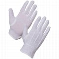 Cotton PVC Palm Non-Slip Marching Band Gloves