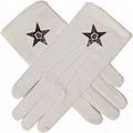 High Quality Cotton Masonic Gloves With