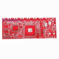 Six-layer red oil PCB board