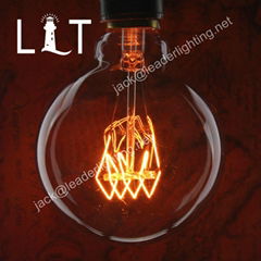 Edison Bulb 40W E27, vintage filament light bulb, G95 global edison bulb