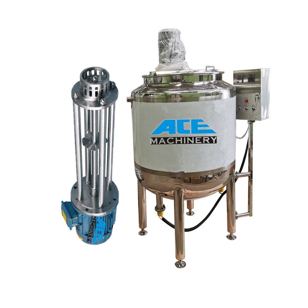 100l 1000l 2000l Stainless Steel Emulsifying Homogenizer Tank blending tank Elec 2